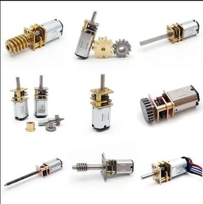 ব্রাশ ছোট ডিসি গিয়ার মোটর ডিসি 3V 6V 12V 24V ব্যাসার্ধ 13mm দরজা লক জন্য