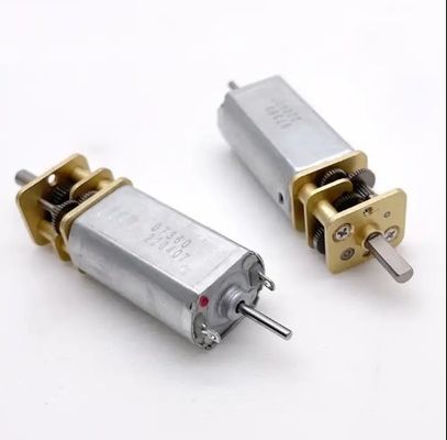 ব্রাশ ছোট ডিসি গিয়ার মোটর ডিসি 3V 6V 12V 24V ব্যাসার্ধ 13mm দরজা লক জন্য