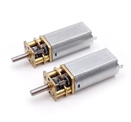 ব্রাশ ছোট ডিসি গিয়ার মোটর ডিসি 3V 6V 12V 24V ব্যাসার্ধ 13mm দরজা লক জন্য
