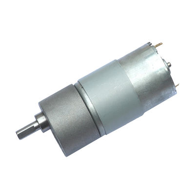 ইন্ডাস্ট্রিয়াল রোবটের জন্য 12V 24V 37mm মাইক্রো ব্রাশড ডিসি মোটর হাই টর্ক লো স্পিড