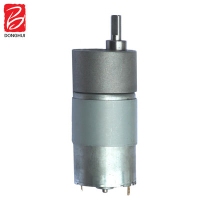 ইন্ডাস্ট্রিয়াল রোবটের জন্য 12V 24V 37mm মাইক্রো ব্রাশড ডিসি মোটর হাই টর্ক লো স্পিড