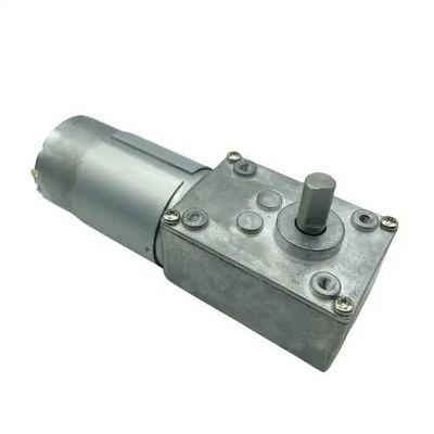 হাই টর্ক ব্রাশ ডিসি গিয়ার মোটর 12V 555 ওয়ার্ম গিয়ার মোটর 24V নিম্ন গতি