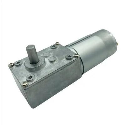 হাই টর্ক ব্রাশ ডিসি গিয়ার মোটর 12V 555 ওয়ার্ম গিয়ার মোটর 24V নিম্ন গতি
