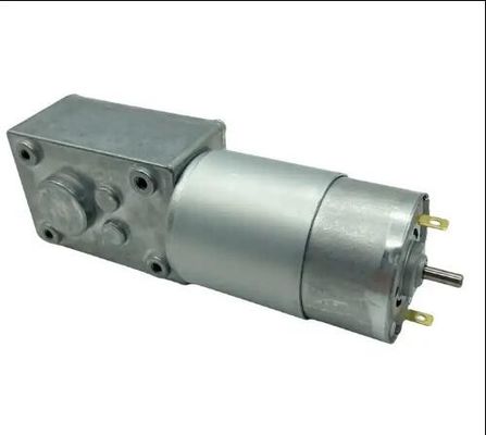 হাই টর্ক ব্রাশ ডিসি গিয়ার মোটর 12V 555 ওয়ার্ম গিয়ার মোটর 24V নিম্ন গতি