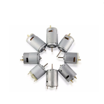 হাই স্পিড কার্বন ব্রাশ ডিসি মোটর 6V 12V RC 360 365 380 385 390 395 চুল শুকানোর জন্য