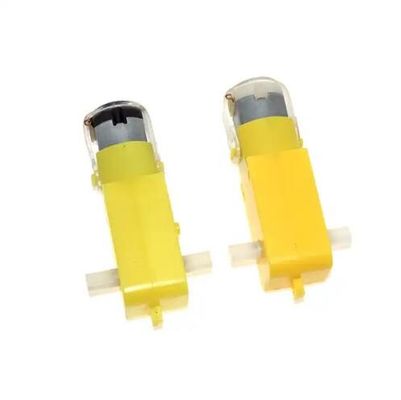 ইন্টেলিজেন্ট টিটি প্লাস্টিক গিয়ার মোটর 5V 20mm ব্যাসার্ধ DIY রোবট গাড়ির চাকার জন্য