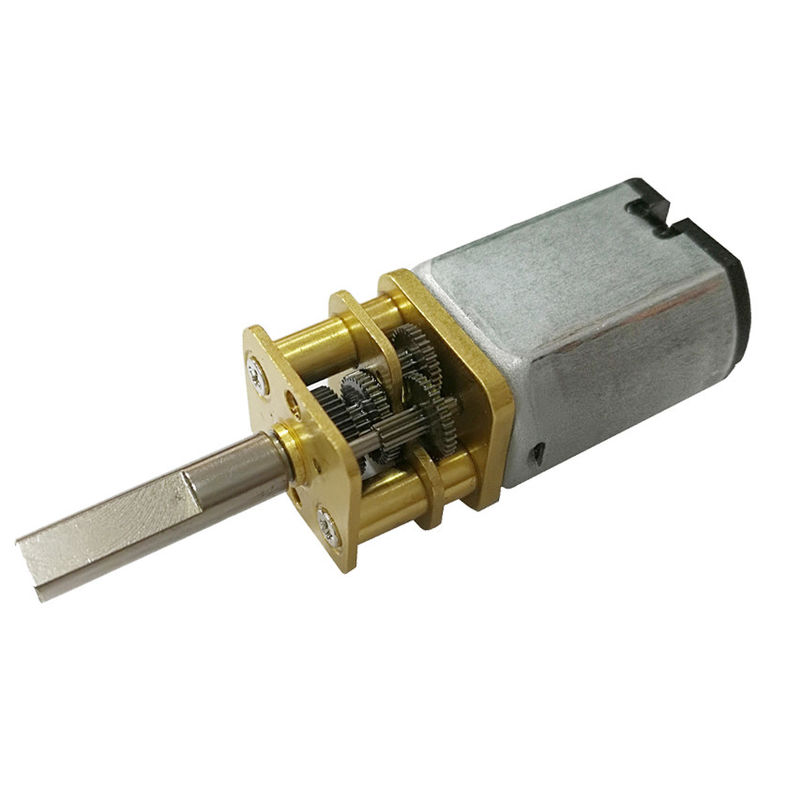 ব্রাশ ছোট ডিসি গিয়ার মোটর ডিসি 3V 6V 12V 24V ব্যাসার্ধ 13mm দরজা লক জন্য